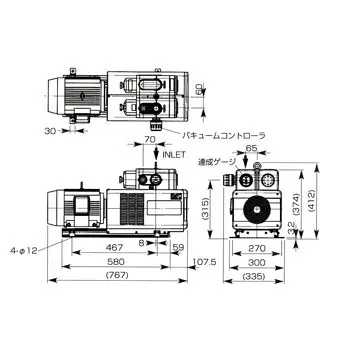 ORION Dry Rotary Vane Pumps from japanese supplier at reasonable prices