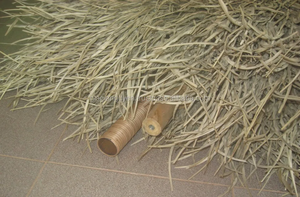 SEAGRASS BAMBOO UMBRELLA - PALM LEAF UMBRELLA_BAMBOO FURNITURE_CHEAPEST PRICE (email : Info@gianguyencraft.com)