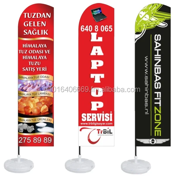 Turkish Manufacture New Design Outdoor Beach flag , Sailing Flag , Flag Banner