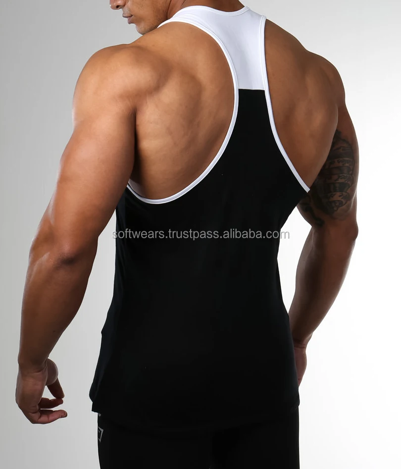 
wholesale Training poly/cotton stringer/singlet/tank top/vest 