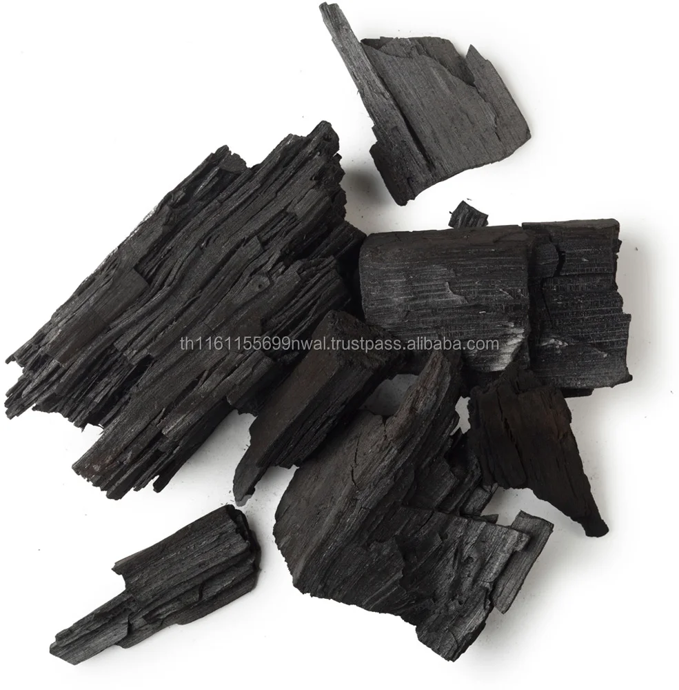 Bamboo Silver Wood Briquette Charcoal Coconut Shell Charcoal Thailand Barbecue Smokeless Solid Longan Charcoal Black Wood