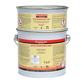 
Two component water based epoxy primer for polyurethane membranes and cement based substrates 