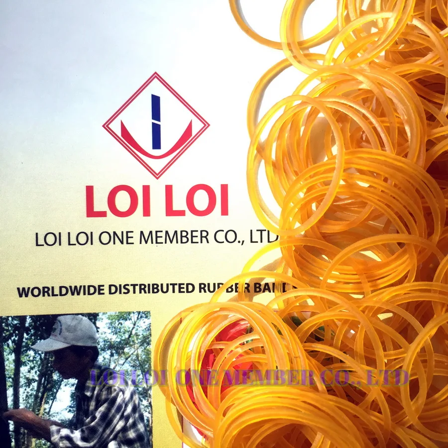 Wholesale Vietnam Natural Rubber Band for Money strong and elastic rubber products High quality and eco-friendly 70MM