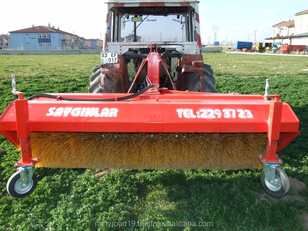 Tractor Mounted Road Sweeper with Bucket From Turkey Sweeper For Tractor