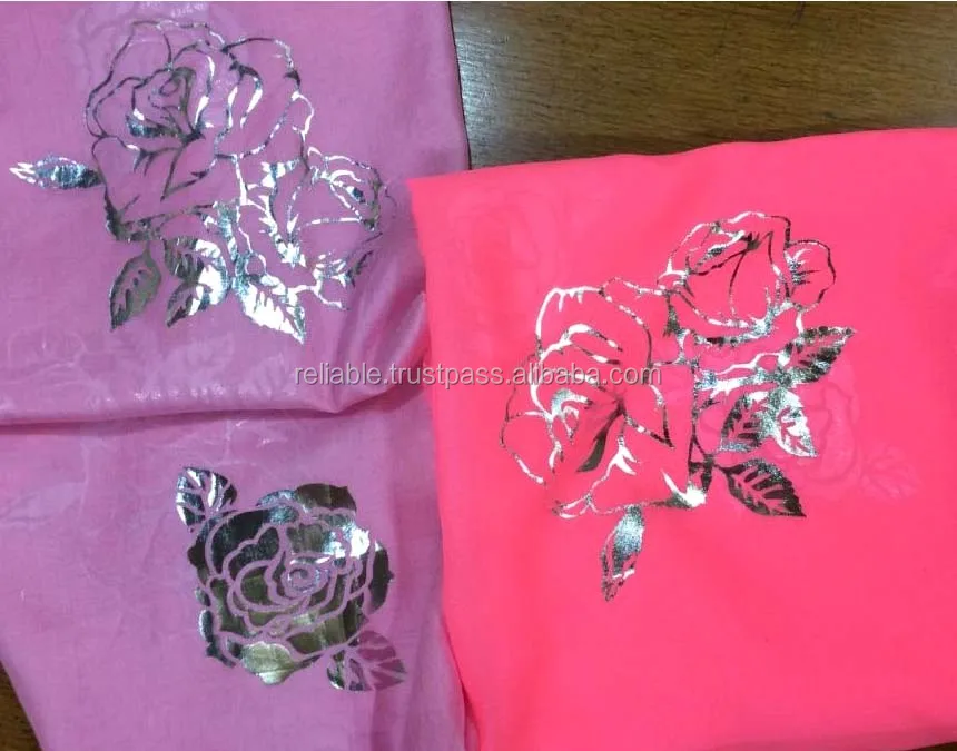 Clothing Decoration Silk Stain Scarves Warm Soft Comfortable Chiffon Scarf With Foil Prints Pure Premium Silk Made Scarves