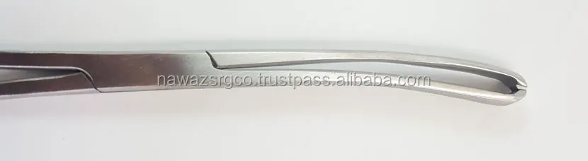 
Vulsellum Forceps, Teal Vulsellum Forcep Curved 