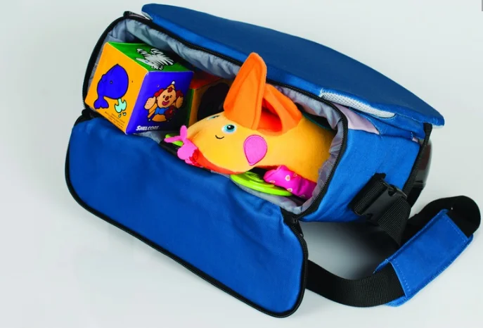 
Booster 2 in 1 - Portable Booster Seat Feeding Chair and Storage Bin Colorful ... 