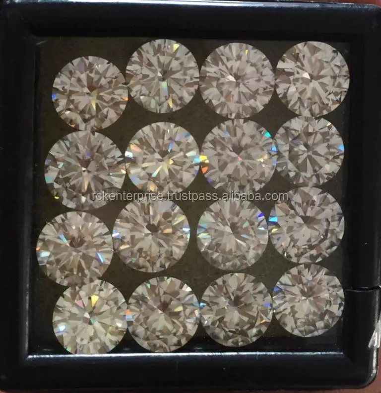 Big Size White round brilliant loose Moissanite lot for sale