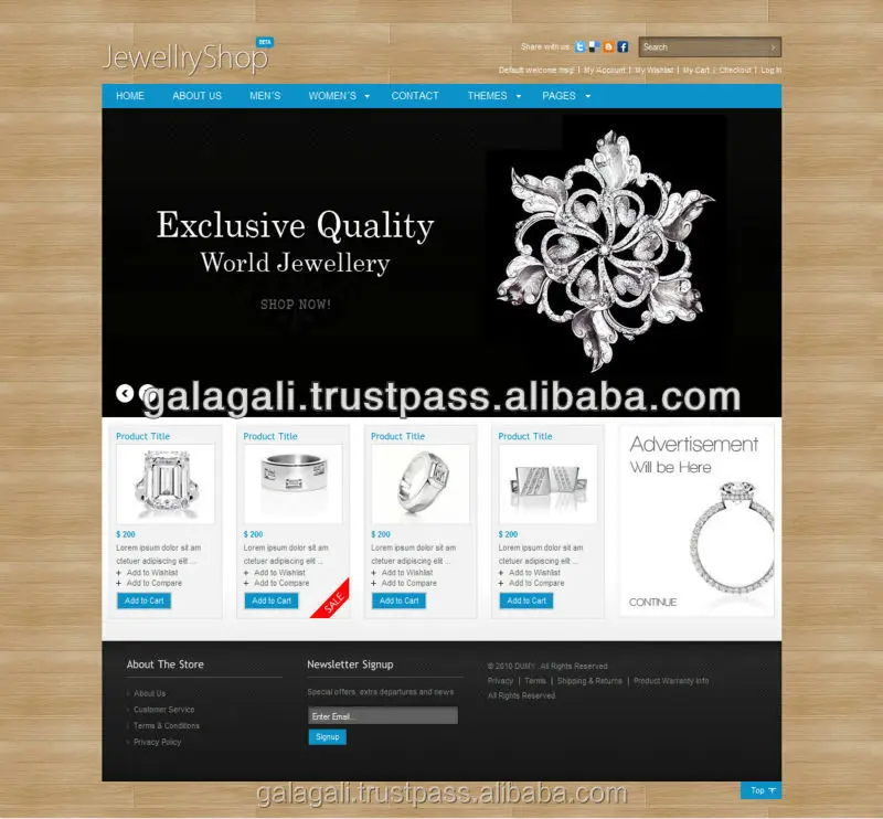 Alibaba Online Wholesale Shopping Website Design and Web Development in Magento with SEO