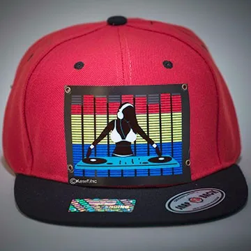 Оптовая продажа, беспроводная бейсболка со светодиодной подсветкой на заказ