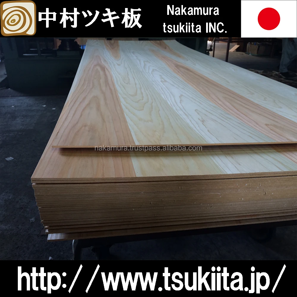 Beautiful and High quality import plywood Japanese cedar with super low formaldehyde emission made in Japan