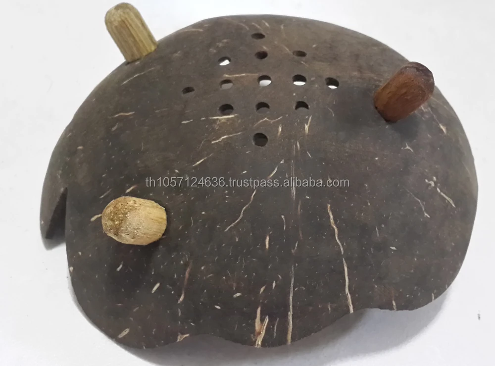 Coconut shell with Fruit and Flower shape soap gift set