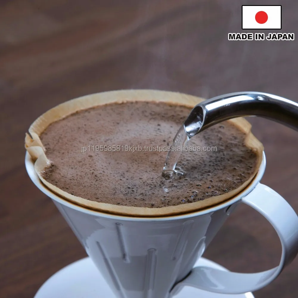 Stainless steel coffee dripper, damaged process silver, small