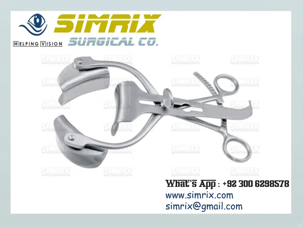 Ретрактор COLLIN боковое лезвие 38x60 мм центральное 38X55