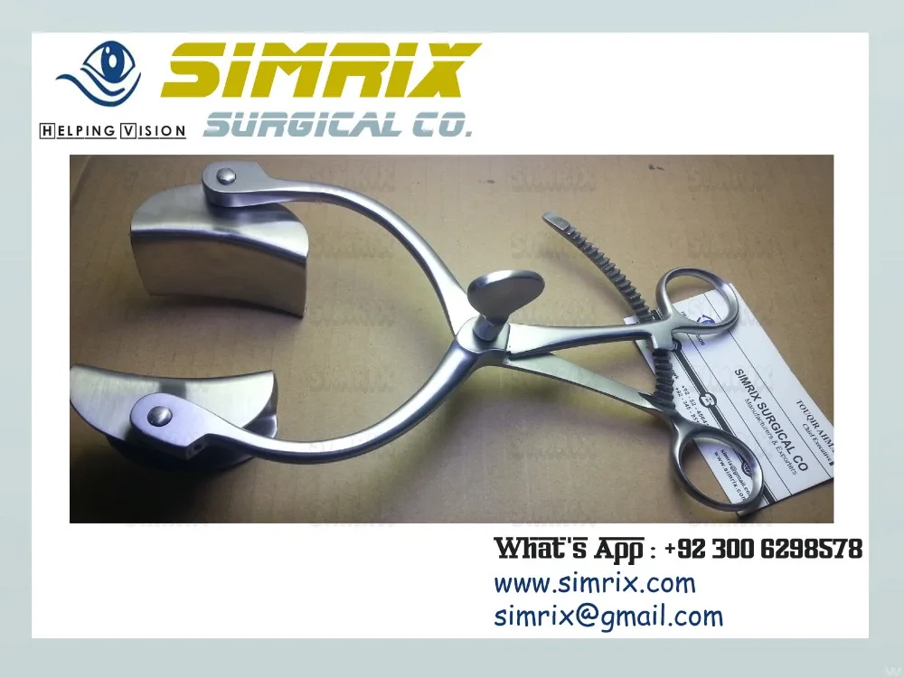 Ретрактор COLLIN боковое лезвие 38x60 мм центральное 38X55