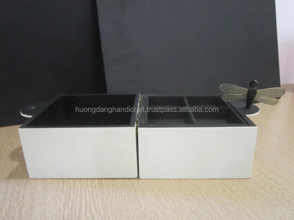 Красивая Лаковая коробка со стрекозой из Вьетнама