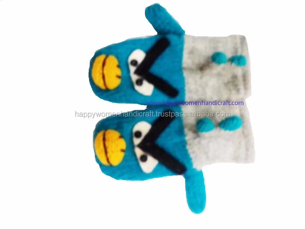 Шерстяная варежка для