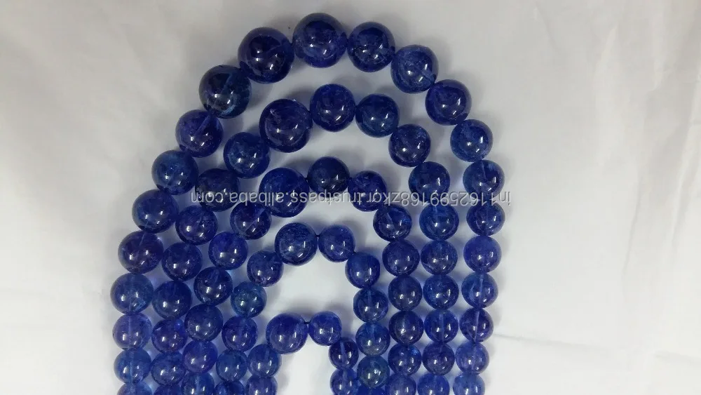 Natural Tanzanite Smooth Round Shape Loose Beads Strand At Wholesale Price From Gemstone Manufacturer For Jewelry Making Stone
