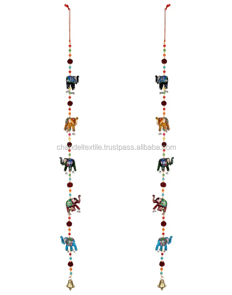 10 слонов винтажные настенные Подвески ручной работы пара латкан Декор дверь декоративные индийские рукоделие Rajasthani настенный подвесной мобильный