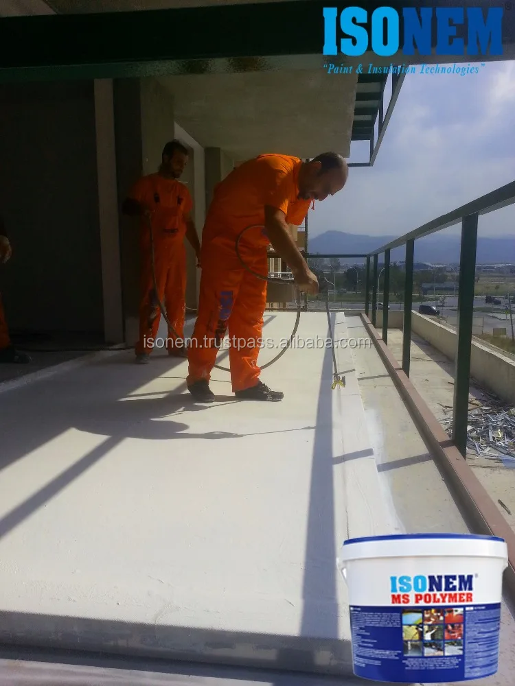 ISONEM MS POLYMER CONCRETE AND METAL ROOF WATERPROOFING MATERIAL, ONE COMPONENT, EASY TO APPLY