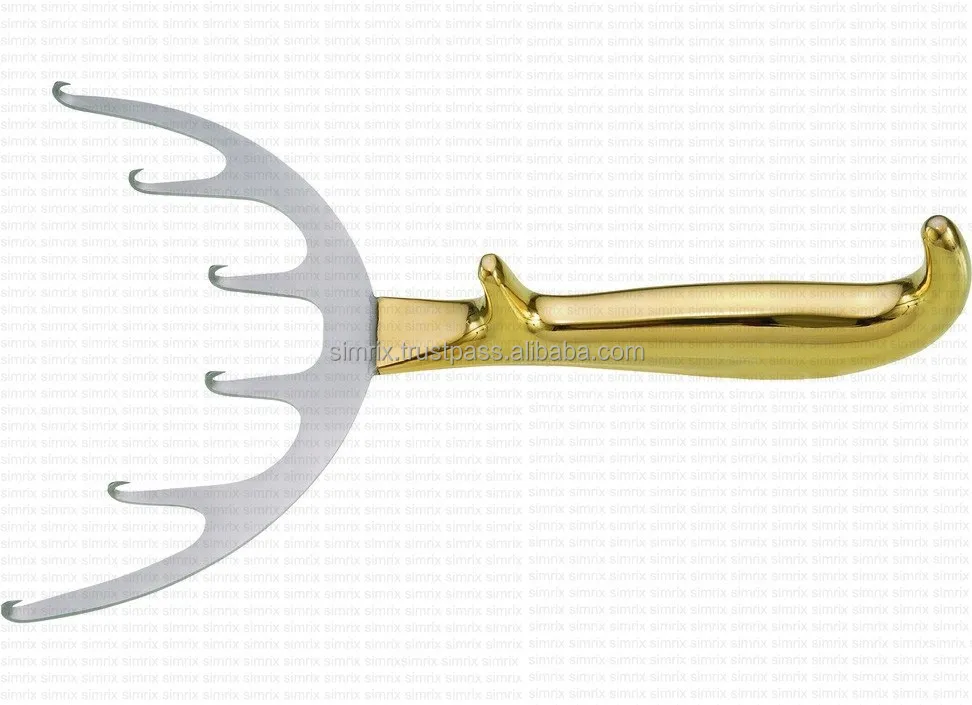 
CONVERSE Blade-Nasal Retractor 20mm x 10mm wide with Fiber optic light guide , Plastic Surgery Instruments, SIMRIX 