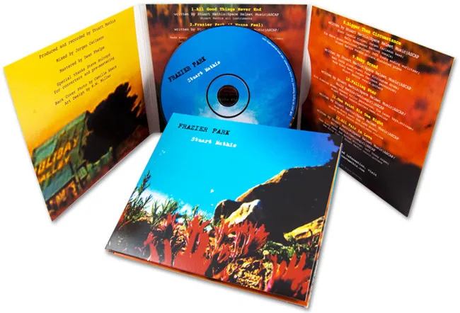  6 панель CD digipack бумага искусства обложка печать с высокое