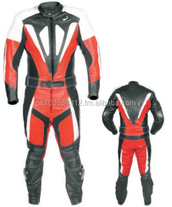 Custom Two-Piece Leather Motorbike Suits for Adults Racing Team Jacket Sportswear Plus Size Printed Technics