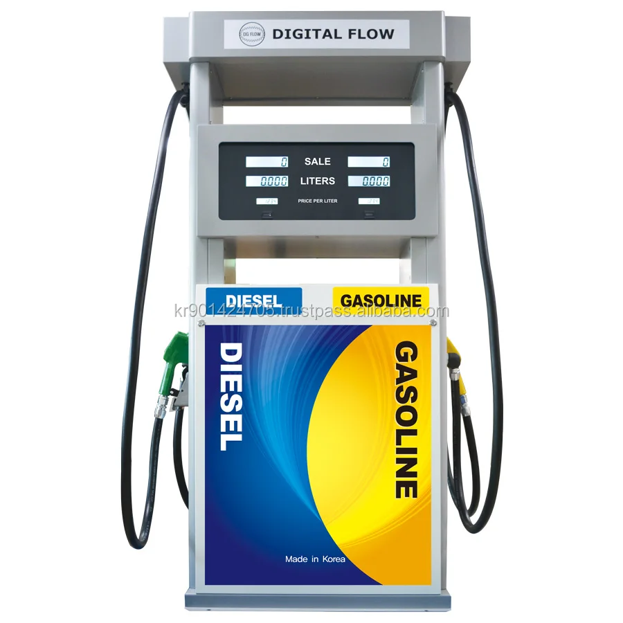 
Dual fuel dispenser / fuel pump machine 