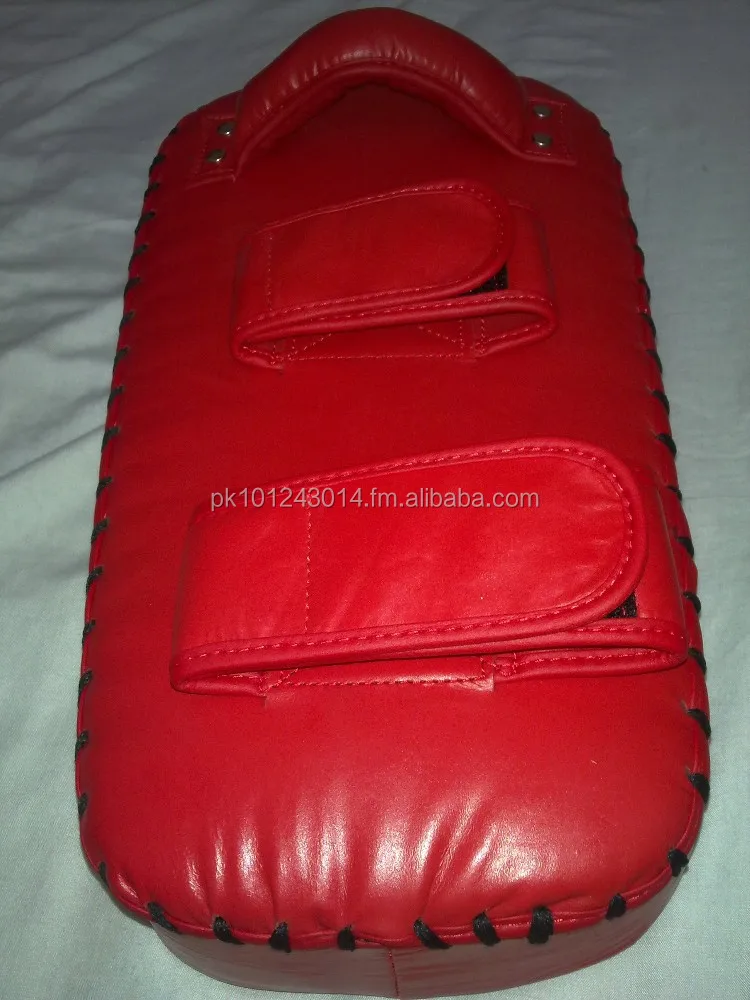 Leather Muay Thai Kick Pad with Hand Grips for Sporting and Gym Use High Quality Boxing Product