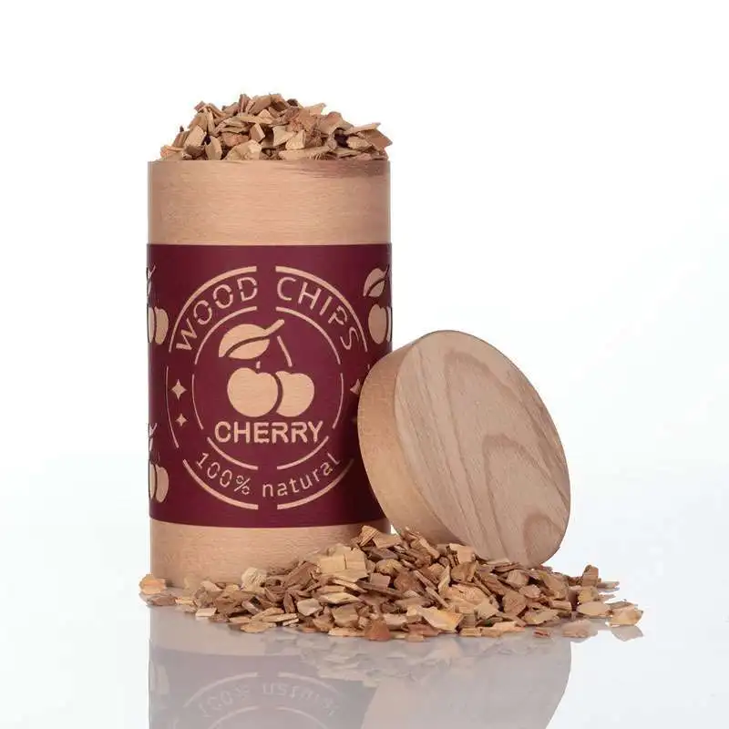 
Cherry Wood Chips for smoking BBQ 1 litre Tube 