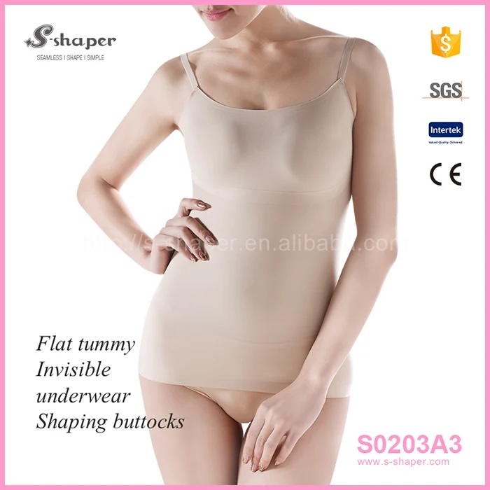 S-SHAPER Sexy Top Model Japan Lingerie Seamless Adjustable Tank Tops