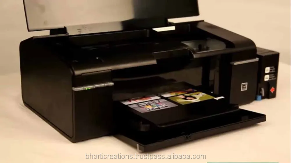 INKJET PVC Manual ID Card Printer with 10 Card Tray