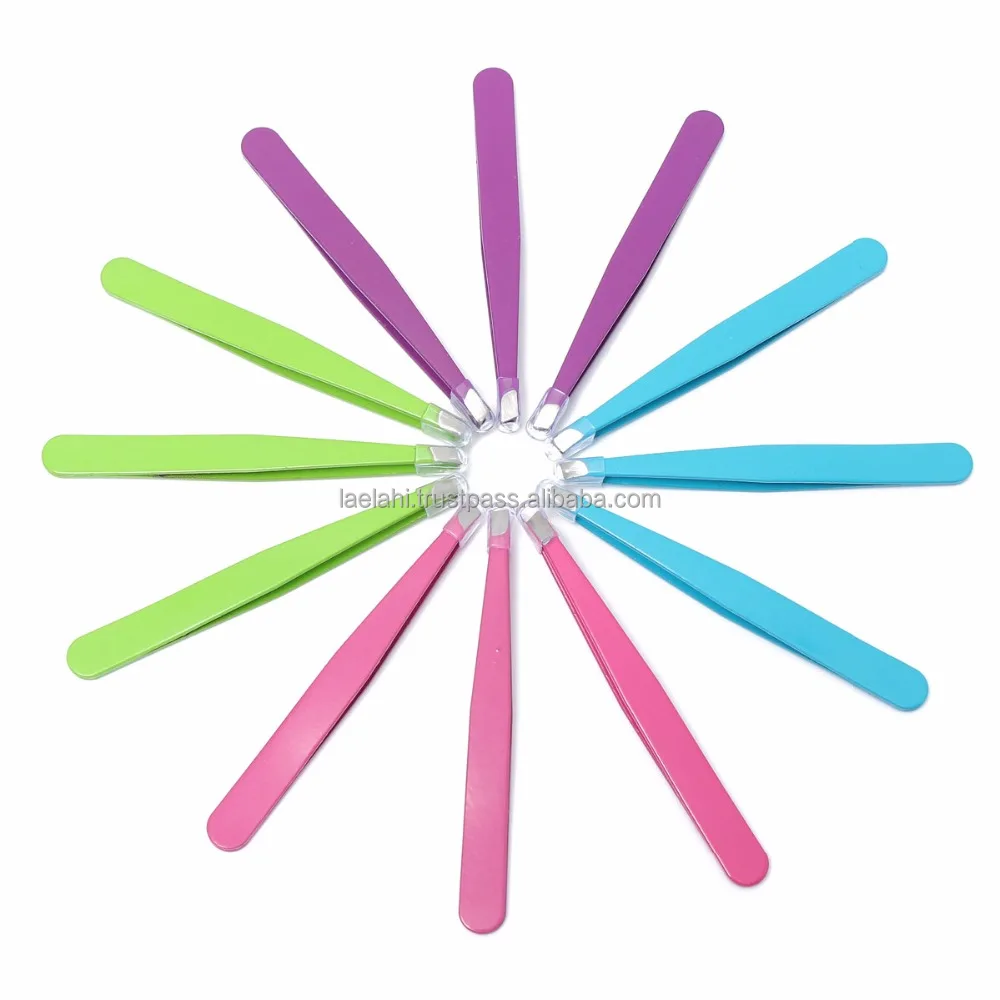 Professional Eyebrow Tweezers 12 Set Excellent Pointed Tweezers & Slant Best Tweezers Surgical 2024