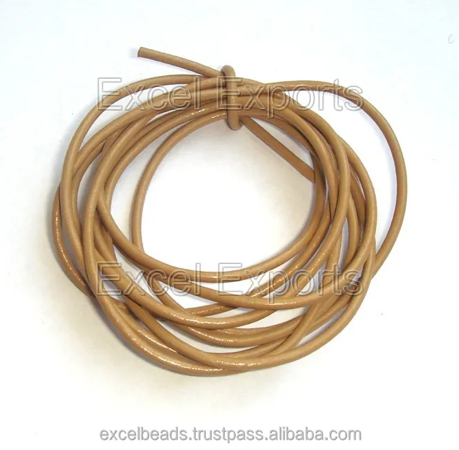 Wholesale Leather cords 1mm 2mm 3mm 4mm 5mm sizes lead free and azo free colors
