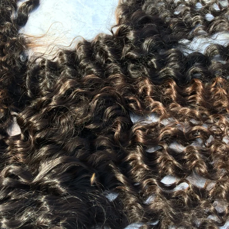
Alibaba India wholesale top quality 100% virgin indian deep curly hair natural color 