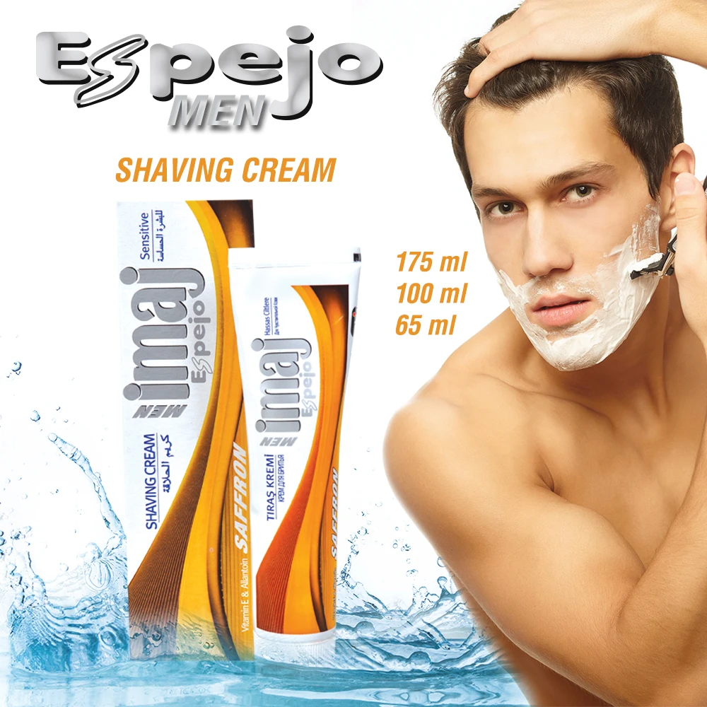 Espejo мужского бритья крем 65ml-100ml-170ml мужское бритье, крем для ухода за чувствительной кожей типом бритва для бритья лица для мужчин