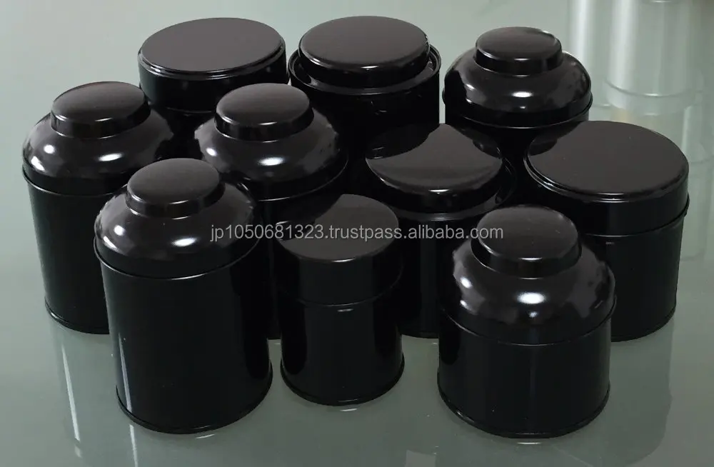 High quality washi wrapped can for tea storage and gift wrapping made in Japan