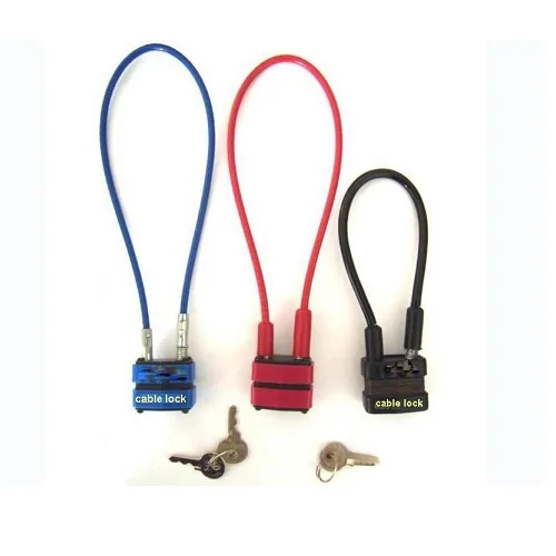 Замок для кабельного пистолета, длина кабеля 15 дюймов, пусковой механизм, кабельный замок