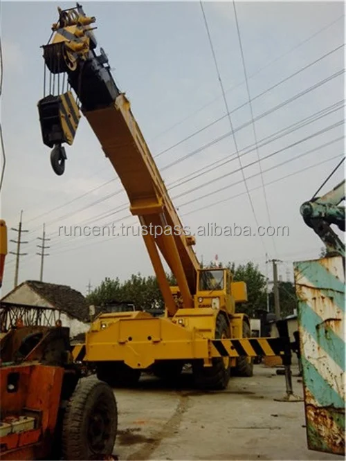 Used Grove terrain truck crane RT980 80ton high quality terrain crane original Germany truck crane