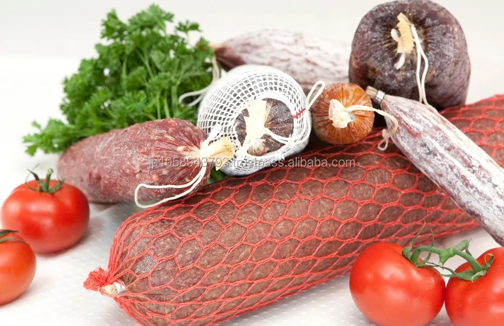 Reliable and Hi-security salami Fibrous casings with multiple functions made in Japan