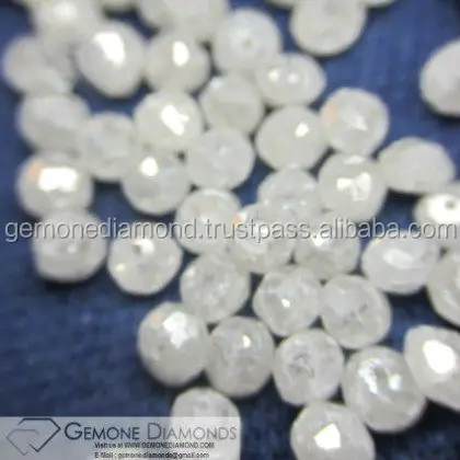 100% Natural Top Quality White Faceted Diamond Beads 2 to 3 mm Size Faceted Diamonds Beads White Diamonds