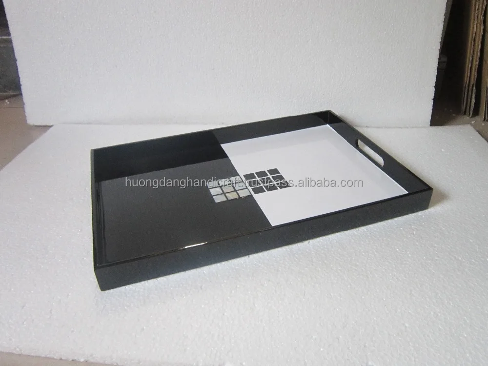 Manufacturer of lacquer tray in Vietnam / decorative high quality lacquer tray