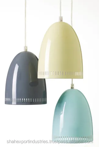 Modern Mini Pendant Lampshade Ceiling Light With Satin Bell Metal Glass Cover Chandelier Shade Simple & Elegance For Decoration