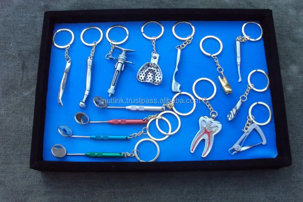 Dental Surgical Micro Halsted Micro Mosquito Forceps Straight Key chain Fully Functional | Miniature Mosquito Key Chain