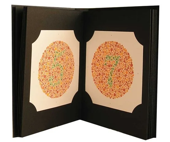High Quality Ishihara Color Blindness Test Book 38 Plates