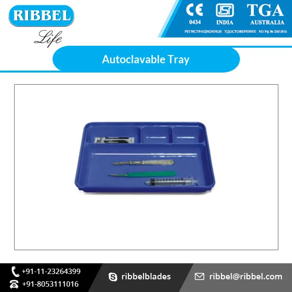 
Easy to Handle Autoclave Plastic Tray for Different Hospitals and Clinics 