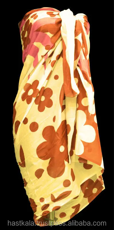 
Azo ree Color Fast 100% COTTON PRINTED SARONG PAREO 