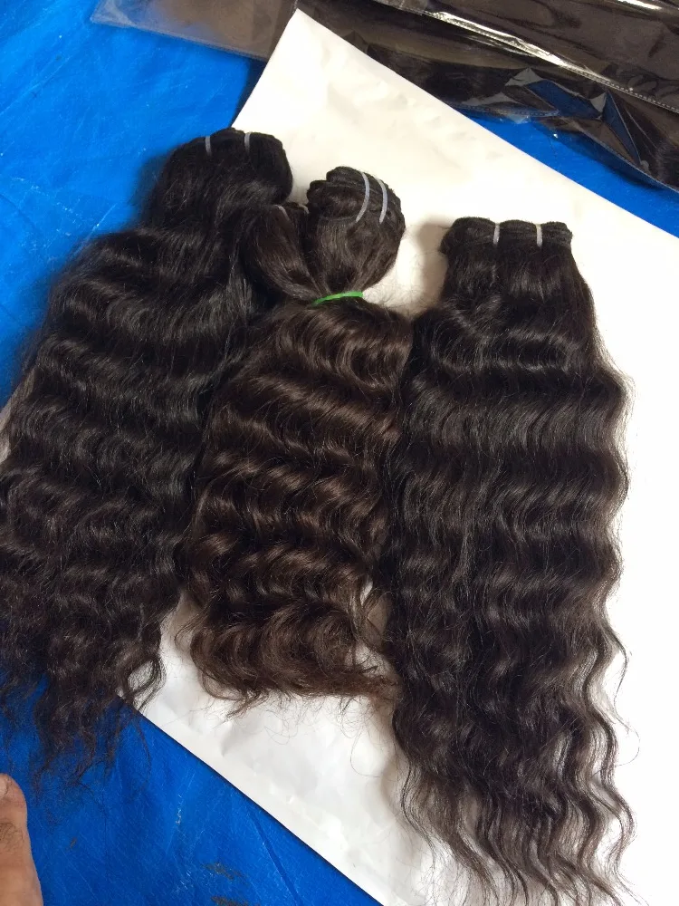 
100% virgin indian human hair extension from Indian factory 