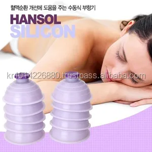 Low price wholesale High quality Silicone Cupping Set Body Vacuum Treatment Professional silicone cupping set