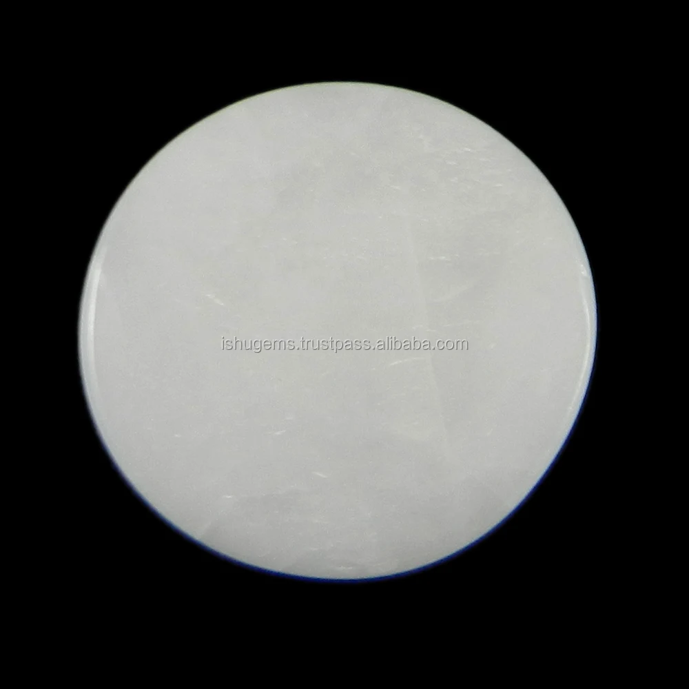 20mm Natural white king jasper 3.20 gms Round Cabochon semi precious gemstone IG2265